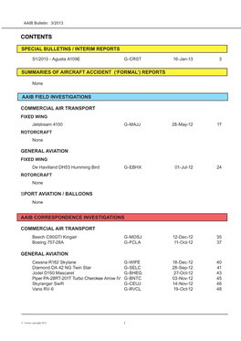 Contents Contents