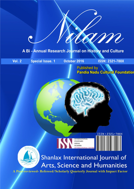 Nilam a Bi-Annual Research Journal on History and Culture