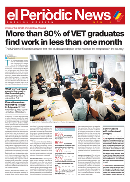 More Than 80% of VET Graduates Find Work in Less Than One Month