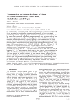 Housen, B.A and Dorsey, R.J., 2005, Paleomagnetism and Tectonic