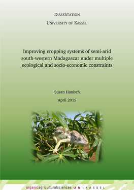 Improving Cropping Systems of Semi-Arid South-Western Madagascar Under Multiple Ecological and Socio-Economic Constraints