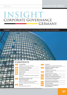 Corporate Governance Germany