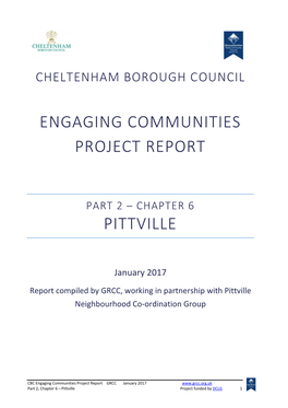 Engaging Communities Project Report Pittville