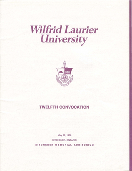 Wilfhd Laurier University