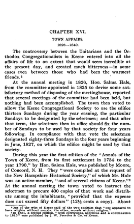 A History of the Town of Keene [New Hampshire] from 1732, When The