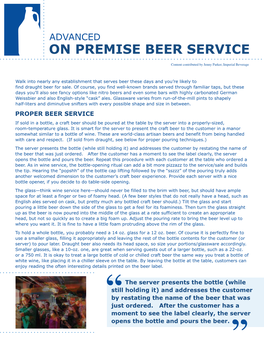 On Premise Beer Service