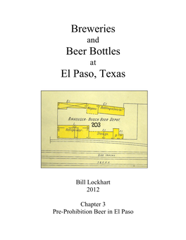 Breweries Beer Bottles El Paso, Texas