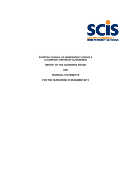 SCIS Annual Accounts 2019