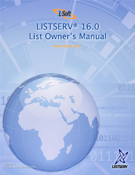 LISTSERV 16.0 List Owner's Manual