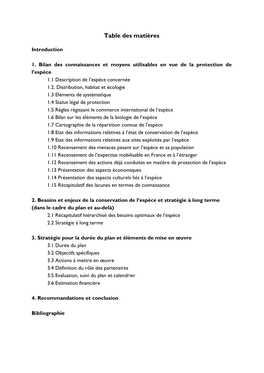 Plan National D'action Pour La Conservation Du Palmier De Guyane