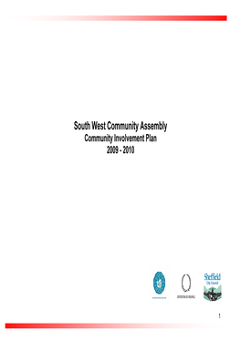 South West Community Assembly Community Involvement Plan 2009 - 2010