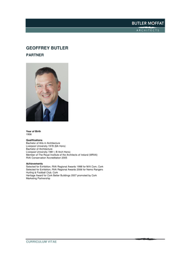 Geoffrey Butler Partner