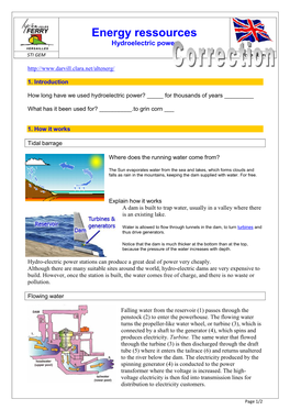 Hydroelectric Power