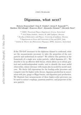 Digamma, What Next?