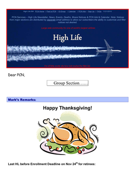 High Life 001A PCN Home Page | Ret Pilot Page | PCN Archive | PCN