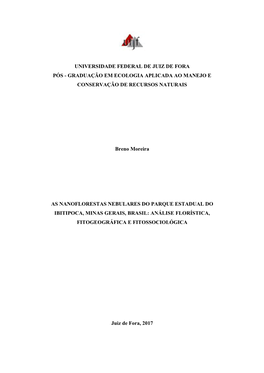 Graduação Em Ecologia Aplicada Ao Manejo E Conservação De Recursos Naturais