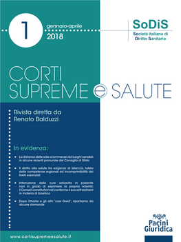 Corti Supreme E Salute 2018, 1 Renato Balduzzi