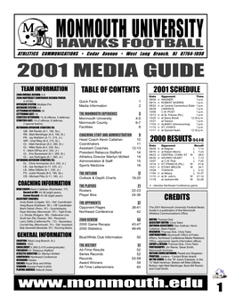 Athletics Director Marilyn Mcneil 14 09/30 ✫ SACRED HEART L 7-13 RETURNING DEFENSIVE STARTERS (5): Administration & Staff 15 10/07 at C.W