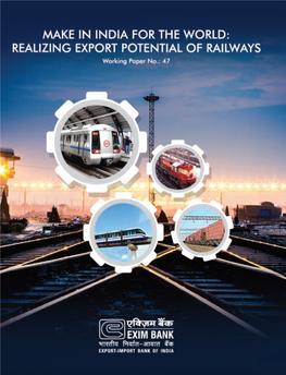 Realizing EXPORT POTENTIAL of RAILWAYS