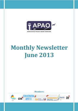 Monthly Newsletter June 2013