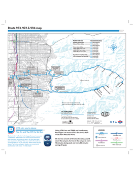 Route 953, 972 & 994