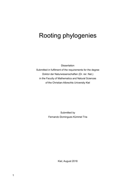 Rooting Phylogenies