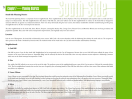 South Side Planning District