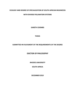 Doctor of Philosophy