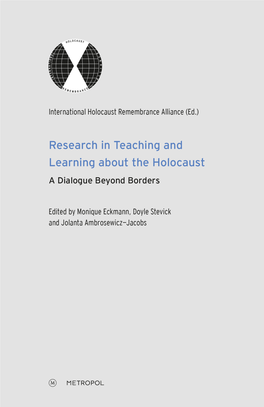 Research in Teaching and Learning About the Holocaust