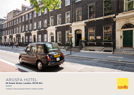 AROSFA HOTEL 83 Gower Street, London, WC1E 6HJ