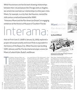 Interama: Miami and the Pan-American Dream