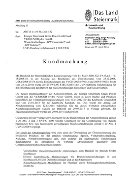 Energie Steiermark-KW-Gössendorf-Kalsdorf-Kundmachung Abnahme SIG.Pdf