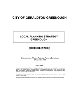 City of Geraldton-Greenough