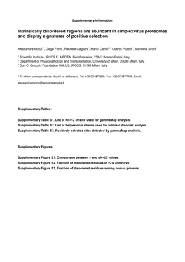 Supplementary Table S1