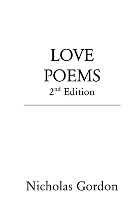 LOVE POEMS 2Nd Edition ______