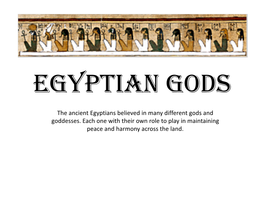 Egyptian Gods