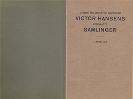 Victor Hansens Samlinger