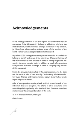 Acknowledgements