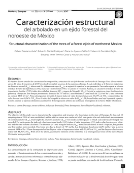 Anatomía De La Madera De Tres Especies De