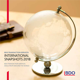 International Snapshots 2018