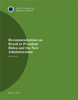 Biden Admin Recommendations