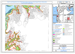 (CRZ) Map for Panvel and Uran Taluk, Raigad District, Maharashtra SHEET No