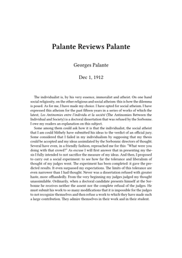 Palante Reviews Palante