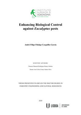 Enhancing Biological Control Against Eucalyptus Pests