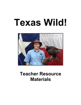 Animals of Texas Activity OBJECTIVE: Reinforces Information in Introduction