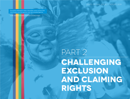PART 2 Challenging Exclusion and Claiming Rights