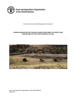 Carbon Sequestration Through Climate Investment in Forests and Rangelands in the Kyrgyz Republic (Cs-For)