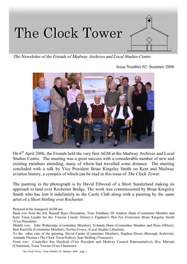 The Newsletter of the Friends of Medway Archives and Local Studies Centre