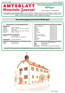 Magdala / Mellingen / Blankenhain  036 458 - 31 014 Bereitschaft Tag Und Nacht Auch Am Wochenende