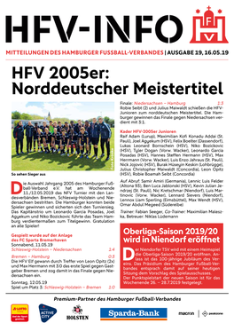HFV 2005Er: Norddeutscher Meistertitel